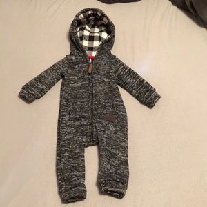 Infant hooded one piece NWOT